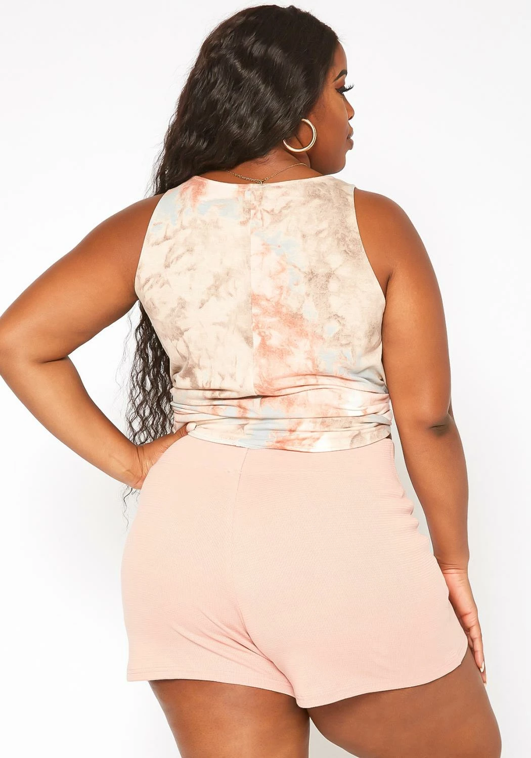 Asoph Plus Size Lounge Knit Shorts 4 Asoph Plus Size Lounge Knit Shorts - Image 4