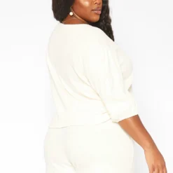 Asoph Plus Size Lounge Knit Shorts -Radiant Drape Sales 2018050 135 3