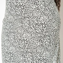 Asoph Plus Size Leopard Print High Waist Midi Skirt -Radiant Drape Sales 2018052 172 4