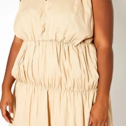 Asoph Plus Size Tiered Puffy Flare Mini Dress 10 Asoph Plus Size Tiered Puffy Flare Mini Dress -Radiant Drape Sales 2018090 142 5