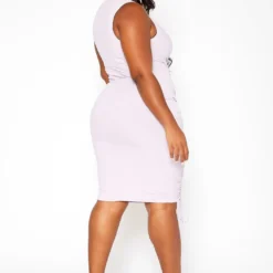 Asoph Plus Size Drawstring Hem Bodycon Mini Dress 8 Asoph Plus Size Drawstring Hem Bodycon Mini Dress -Radiant Drape Sales 2018095 104 3