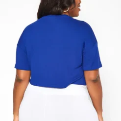 Asoph Plus Size Take It Easy Statement Crop Top -Radiant Drape Sales 2018104 218 3