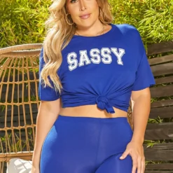 Asoph Plus Size Sassy Statement Two Piece Set -Radiant Drape Sales 2018135 218 1