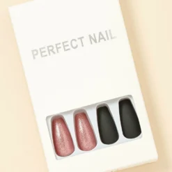 Lux Perfect False Nail Set - Rose Golden