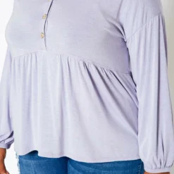 Asoph Plus Size Relaxed Fit Peplum Top 9 Asoph Plus Size Relaxed Fit Peplum Top -Radiant Drape Sales 2018174 104 4