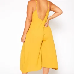 Asoph Plus Size Relaxed Fit Wide Flare Jumpsuit -Radiant Drape Sales 2018269 159 3