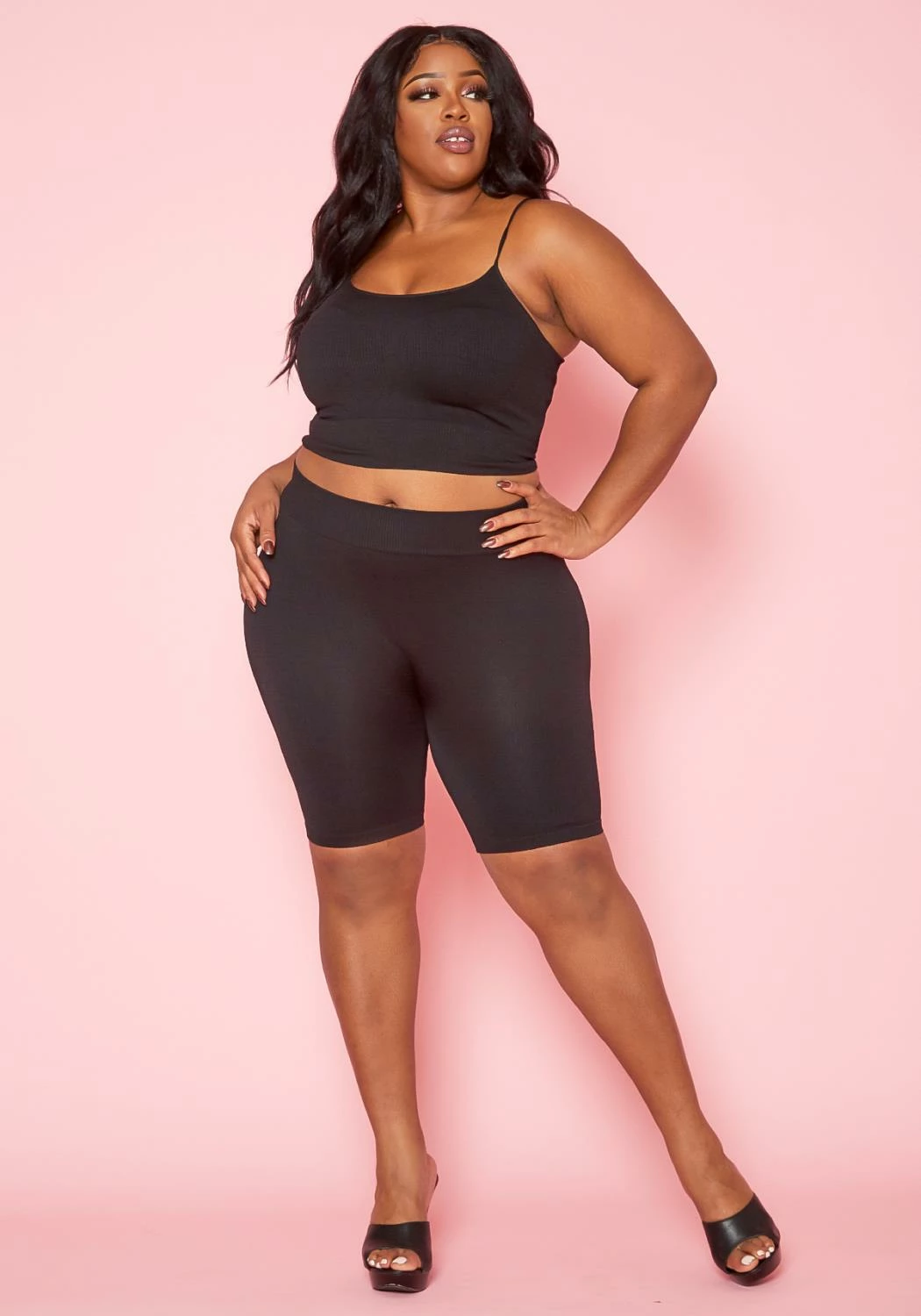 Asoph Plus Size Active Two Piece Set 1 Asoph Plus Size Active Two Piece Set