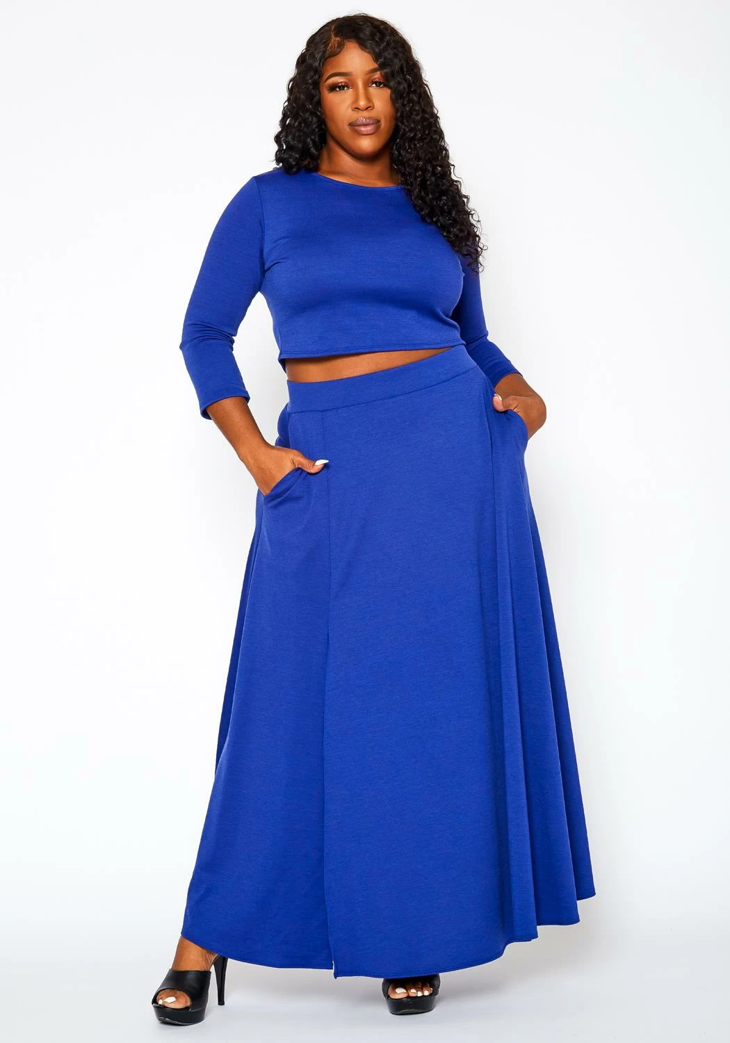 Asoph Plus Size Effortless Two Piece Set 1 Asoph Plus Size Effortless Two Piece Set