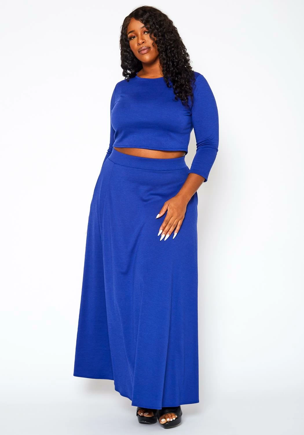 Asoph Plus Size Effortless Two Piece Set 2 Asoph Plus Size Effortless Two Piece Set - Image 2