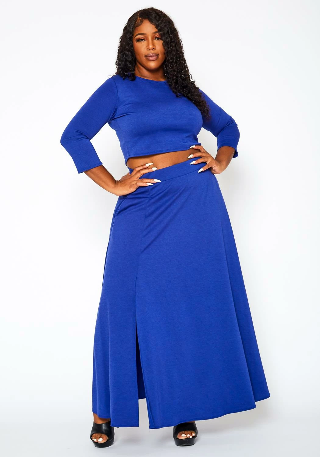 Asoph Plus Size Effortless Two Piece Set 3 Asoph Plus Size Effortless Two Piece Set - Image 3