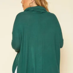 Plus Size Cowl Neck Knit Sweater -Radiant Drape Sales 2018422 161 3