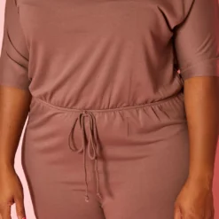 Asoph Plus Size Off Shoulder Lounge Romper -Radiant Drape Sales 2018435 002 5
