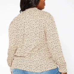 Asoph Plus Size Floral Print Long Sleeve Top -Radiant Drape Sales 2018447 119 3