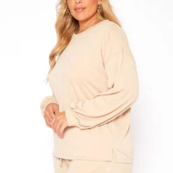Asoph Plus Size Basic Lounge Two Piece Set -Radiant Drape Sales 2018490 118 3