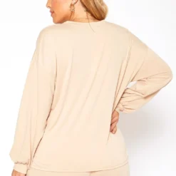 Asoph Plus Size Basic Lounge Two Piece Set -Radiant Drape Sales 2018490 118 4