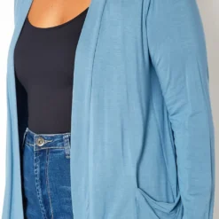 Asoph Plus Size Casual Open Front Cardigan 9 Asoph Plus Size Casual Open Front Cardigan -Radiant Drape Sales 2018502 243 4
