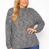 Asoph Plus Size Waffle Knit Sweater