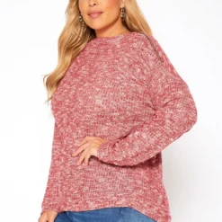 Asoph Plus Size Waffle Knit Sweater -Radiant Drape Sales 2018505 283 2