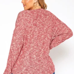 Asoph Plus Size Waffle Knit Sweater -Radiant Drape Sales 2018505 283 3