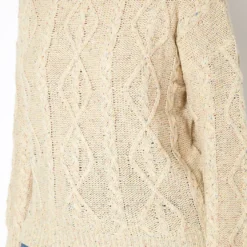 Asoph Plus Size Color Hinted Cable Knit Sweater -Radiant Drape Sales 2018586 118 4