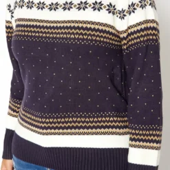 Asoph Plus Size Polka Dot Knit Sweater -Radiant Drape Sales 2018588 117 4