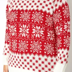 Asoph Plus Size Snow Flake Print Knit Sweater -Radiant Drape Sales 2018589 110 4