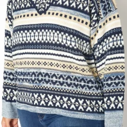 Asoph Plus Size Multi Knit Sweater -Radiant Drape Sales 2018590 117 4