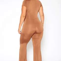 Asoph Plus Size Tie Front Satin Jumpsuit -Radiant Drape Sales 2018616 138 3