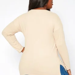 Asoph Plus Size Casual Crew Neck Long Sleeve Top -Radiant Drape Sales 2018621 154 3