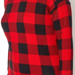 Asoph Plus Size Plaid Print Long Sleeve Top -Radiant Drape Sales 2018622 110 4