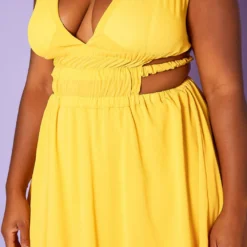 Plus Size Cut Out Design Fit & Flare Mini Dress -Radiant Drape Sales 2018667 105 4