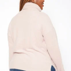 Plus Size Turtleneck Knit Sweater -Radiant Drape Sales 2018694 119 3