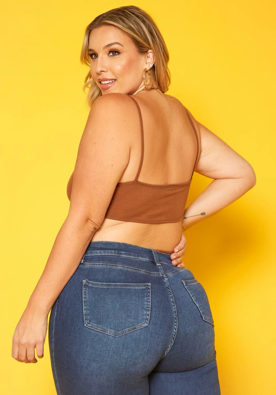 Plus Size Ribbed Cut Out Bodysuit 4 Plus Size Ribbed Cut Out Bodysuit - Image 4