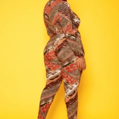 Plus Size Animal Print Bodycon Jumpsuit -Radiant Drape Sales 2018778 106 2