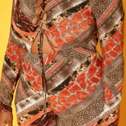 Plus Size Animal Print Bodycon Jumpsuit -Radiant Drape Sales 2018778 106 3