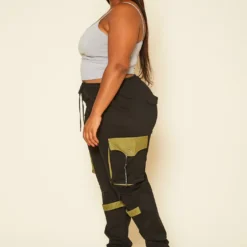 Plus Size Color Pop Cargo Pants -Radiant Drape Sales 2018798 001 3