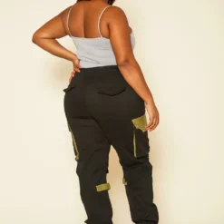 Plus Size Color Pop Cargo Pants -Radiant Drape Sales 2018798 001 4
