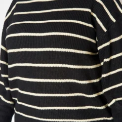 Plus Size Striped Print Turtleneck Sweater 9 Plus Size Striped Print Turtleneck Sweater -Radiant Drape Sales 2018852 001 4