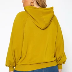 Plus Size Solid Hooded Sweater 8 Plus Size Solid Hooded Sweater -Radiant Drape Sales 2018895 159 3