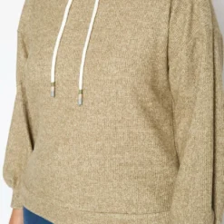 Plus Size Ribbed Knit Hooded Sweater -Radiant Drape Sales 2018897 125 4
