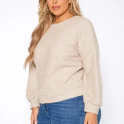Plus Size Open Back Knit Sweater -Radiant Drape Sales 2019032 118 2