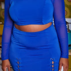 Plus Size Front Cut Out Bodycon Mini Dress -Radiant Drape Sales 2019066 003 3