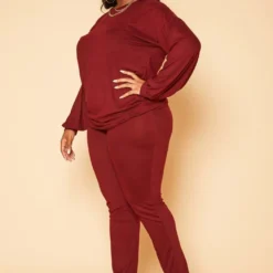 Plus Size Favorite Lounge Two Piece Set -Radiant Drape Sales 2019107 111 2