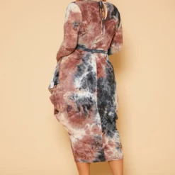 [Special Price] Plus Size Tie Dye Harem Midi Dress -Radiant Drape Sales 2019119 969 3