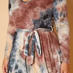 [Special Price] Plus Size Tie Dye Harem Midi Dress -Radiant Drape Sales 2019119 969 4