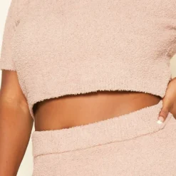 Plus Size Cozy Knit Crop Top & Pants Set -Radiant Drape Sales 2019171 190 2