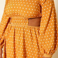 Plus Size Polka Dot Flare Maxi Dress -Radiant Drape Sales 2019198 128 4