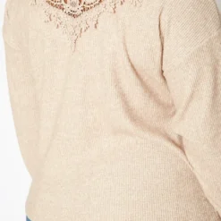 Plus Size Lace Detail Knit Sweater 9 Plus Size Lace Detail Knit Sweater -Radiant Drape Sales 2019206 118 4