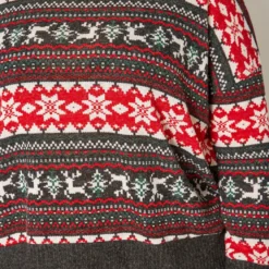 Plus Size Reindeer Print Turtleneck Sweater -Radiant Drape Sales 2019207 110 4