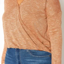 Plus Size Choker V Neck Sweater -Radiant Drape Sales 2019208 120 4